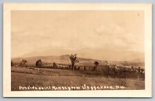 Presidential Range Jefferson Highlands. New Hampshire Real Photo Postcard RPPC picture