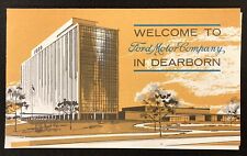 1963 Ford Motor Company Fold Out Brochure Rouge Plant World's Fair Dearborn MI picture