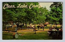Ypsilanti MI-Michigan, Clear Lake Camp, Antique Vintage Souvenir Postcard picture