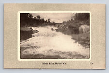 Hiram Falls Waterfall Hiram ME Cassens Card Co Postcard picture