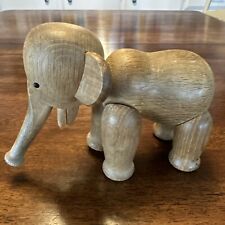 Vintage Original Kay Bojesen Articulated Wooden Teak Elephant. 1963 Excellent picture