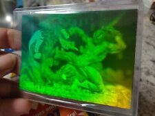 1993 Skybox Marvel Spider-Man Vs Venom Green 3-D Hologram Card  picture