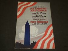 1918 FIRST ANNUAL ICE CARNIVAL AND DANCE PROGRAM - FORT SHERIDAN - J 3535 picture
