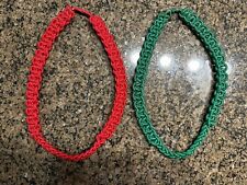 Vintage GENUINE SHOULDER CORD: MILITARY - Green & Red picture