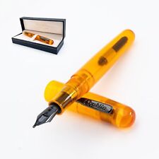 All American Special Eye Dropper Edition Fountain Pen (Demo Orange) - Broad N... picture