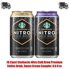 (8 Can), 9.6 fl oz. Starbucks Nitro Cold Brew Premium Coffee Drink, Sweet Cream picture