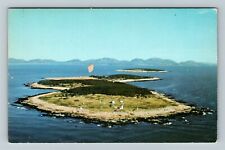 Great Duck Island ME-Maine, Flashing Red Island, Scenic Ocean, Vintage Postcard picture