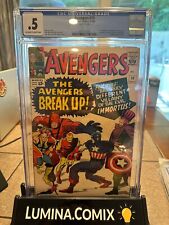 AVENGERS #10 CGC 0.5 OW/WH PAGES  1ST APP IMMORTUS MARVEL 1964 picture