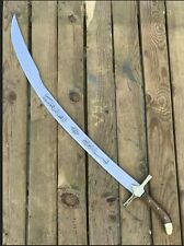Handmade İslamic Sword-Ottoman Sword-Medieval Sword with Leather Sheat picture