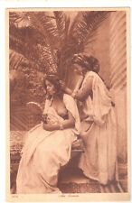 Lehnert & Landrock Egypt ETHNIC NUDE harem Girl original early 1910s Postcard picture