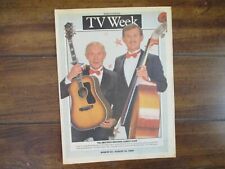 August 13, 1989 N Y Daily News TV Magaz(THE SMOTHERS BROTHER/TOM & DICK SMOTHERS picture