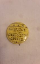 Vtg Bravery In The Dentist's Office Pin Yellow picture