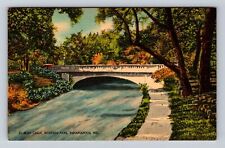 Indianapolis IN-Indiana, Bean Creek, Riverside Park, Antique, Vintage Postcard picture