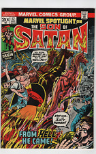 Marvel Spotlight #12 1st Full Appearance Son of Satan & Origin 1973 Horror Comic picture