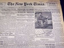 1949 MARCH 9 NEW YORK TIMES - ODOM 5,300 MILE HAWAIIAN HOP - NT 3195 picture