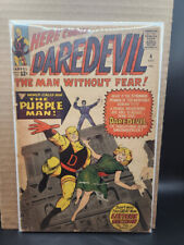 Daredevil #4 1st Purple Man Stan Lee Jack Kirby 1964 low grade combined shipping picture