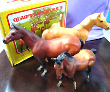 BREYER 1988 QUARTER HORSE FAMILY~English Horse Collectors~713259 perfect & box picture