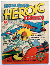 HEROIC COMICS #2 VG+ 4.5 EASTERN COLOR 1940 CLASSIC BILL EVERETT COVER picture