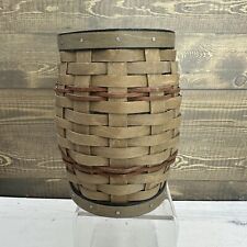 Longaberger 2014 Collectors Club Barrel Basket With Protector picture