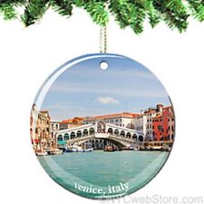 Venice Landmark Porcelain Ornament - Italy Christmas Souvenir Travel Gift picture