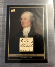 2023 Pieces of the Past ALEXANDER HAMILTON HANDWRITING RELIC VERY CLEAR picture
