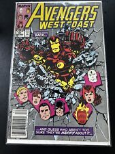 Avengers West Coast 51 (1985 Marvel) Iron Man picture