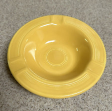 Vintage Fiesta Ashtray Original Yellow 1936-39 Early Version Bottom Rings picture