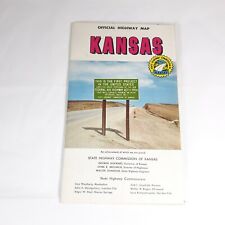 Kansas Official Highway Map Vintage Road Map picture