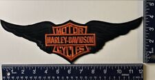 Authentic Rare, Vintage Never Used, XL Wings Harley-Davidson Patch / Emblem picture
