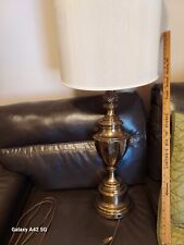 Vintage 1970s Stiffel Brass Lamp, Tall And Heavy  picture