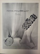 Patek Philippe & Cie Swiss Watches 1944 Print Ad Du World War 2 Luxury French picture