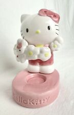 Vintage 1996 Sanrio Hello Kitty Ceramic Figurine Pink & White New In Box RARE picture