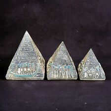 Rare Antique Ancient Egyptian Three Pyramids Egyptian of Pharaonic Egyptian BC picture