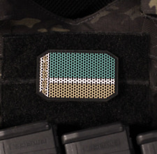 Chechnya Flag SOBR AKHMAT Subdued Chechen Military 3D PVC Patch Sewn Hook picture
