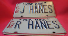 VINTAGE NEW YORK LICENSE PLATE PAIR/SET STATUE OF LIBERTY 🗽 VANITY NICE😎 picture