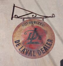 Antique Authorized Dealer De Laval Dealer w/ Early Cast Iron Bracket. 30