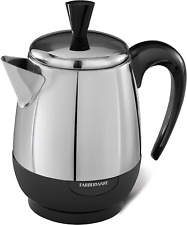 Farberware Electric Coffee Percolator, FCP240, Stainless Steel Basket, Automatic picture