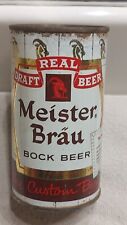 1958 MEISTER BRAU REAL DRAFT BOCK, flat top beer can, CHICAGO, ILLINOIS picture
