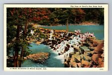 Devil's Den State Park AR-Arkansas, The Dam, Antique, Vintage Postcard picture