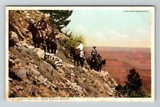 Grand Canyon AZ-Arizona, Grand View Trail Vintage Souvenir Postcard picture