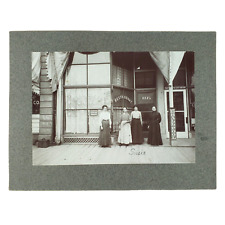 Grandma's Cafe Oregon City Photo c1910 Card-Mounted Restaurant Diner Women A593 picture