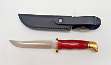 2011 Buck 105 Fixed Blade Pathfinder Knife Cocobola Dymondwood + Brass Handle US picture