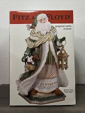 Fitz and Floyd Gregorian Santa Musical Figurine Statue 2002 in Working Condition picture