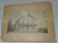 Antique Photograph of Geo. W. Griffith on Farm in Gerry N.Y. picture