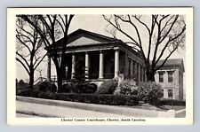 Chester SC-South Carolina, Chester County Courthouse, Antique Vintage Postcard picture