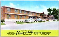 Postcard - University Motel and Coffee Shop - Kansas City, Kansas picture