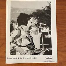 Ron Wood/Rod Stewart/Faces Original 1970’s Mercury records Promo Photo & Bio picture