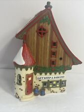 VTG Department 56 Gift Wrap & Ribbons Christmas Village House North Pole Series picture