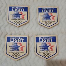 Budweiser Light Cardboard Coasters Vintage Lot Of 17 1984 Olympics Los Angeles  picture