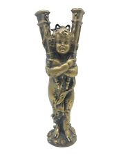 Antique 19thc. Bronze Cherub Figural Statue, Attributed to Louis Kley 7
